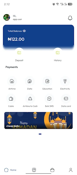 Cheapdatax App Dashboard